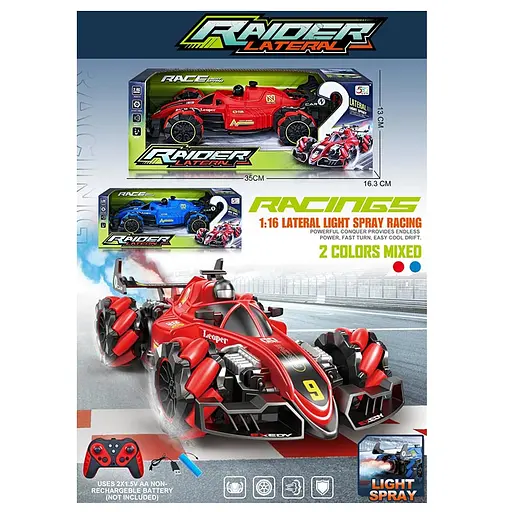 Формула-трюкач на радіокеруванні, дим, 35x13x16.3 см, 585-38A (В асортименті) - фото 4