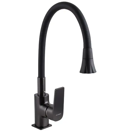 Змішувач для кухні Globus Lux Bonn GLB-0203SA-GP-B01 Чорний матовий - фото 2