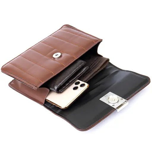 Горизонтальная сумка Vintage из кожзаменителя 14.5х20х5 см sum0027551 - фото 3