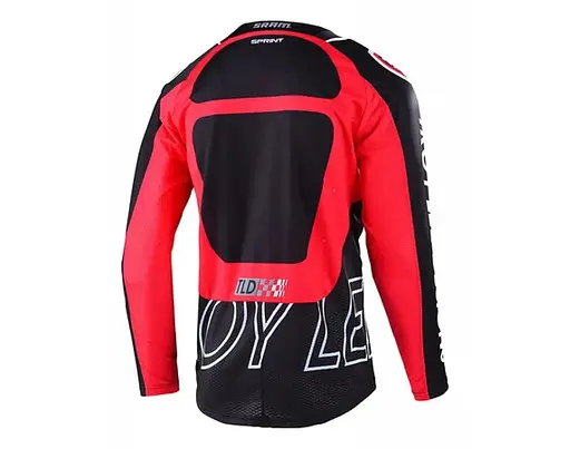 Велоджерси Troy Lee Designs Sprint Jersey Drop In Sram Black/Red L (1106-323530004) - фото 2