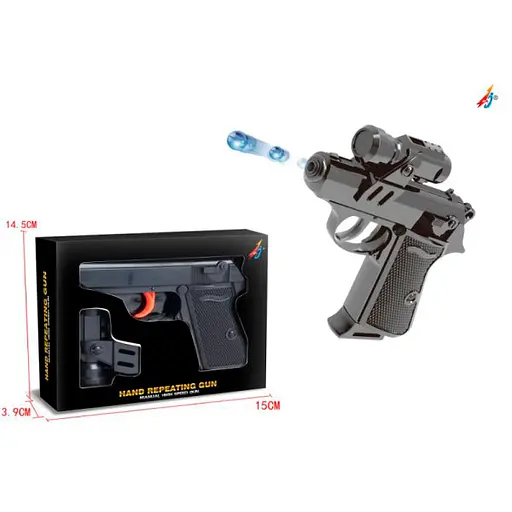 Пистолет, 15.5 см, водяные пули, 18x14.5x4 см