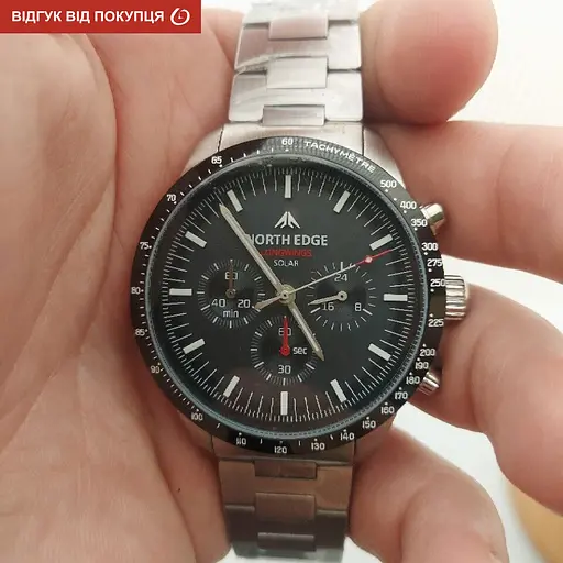 Годинник North Edge Long Wings з сонячною батареєю - фото 22