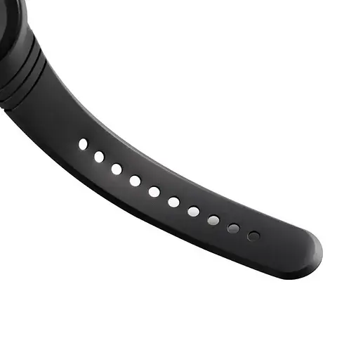 Мужские наручные спортивные часы Skmei 1497 (Черные с черным) - фото 8