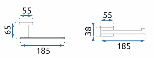 Держатель туалетной бумаги Rea Oste 4 gold REA-80043 Золотой - фото 4