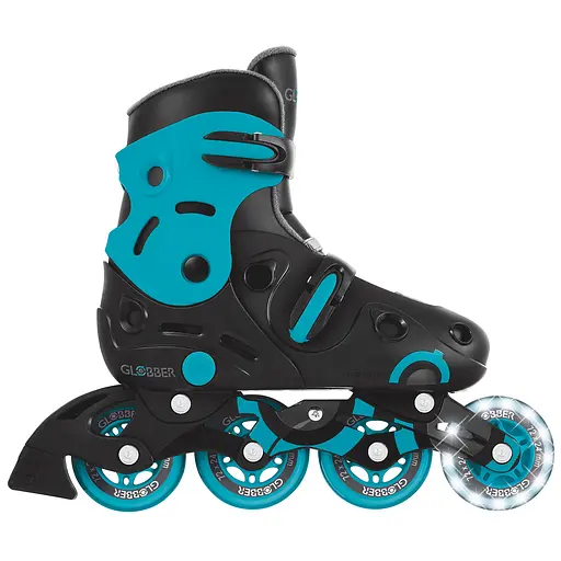 Роликовые коньки Globber Go Scates Lights р.34-37 до 60 кг 5+ лет Аква (785-100) - фото 6