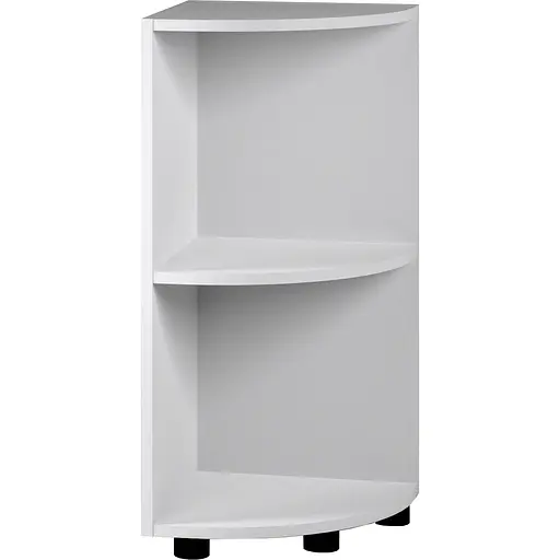 Стелаж кутовий Orange-Line ОП-731 низький білий 347х347х750 мм