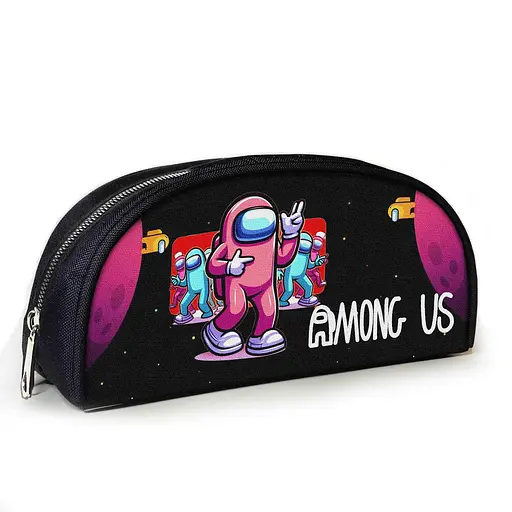 Пенал шкільний Амонг Ас/Among Us 23х10х8 см з принтом для хлопчика (02809)