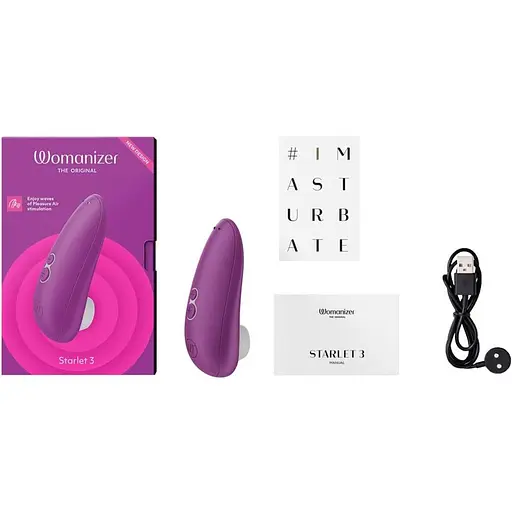 Вакуумний стимулятор Womanizer Starlet 3 Indigo SO8744 (108456) - фото 4