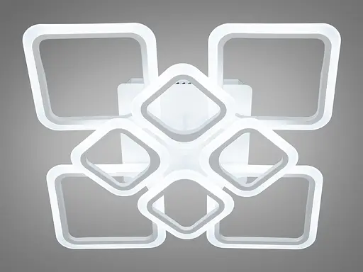 Светодиодная люстра смарт светильник с ИК пультом и димером, 105W - фото 2