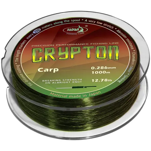 Волосінь Katran Crypton Carp 1000 м (хамелеон) 0.286 мм 12.78 lb/5.8 кг