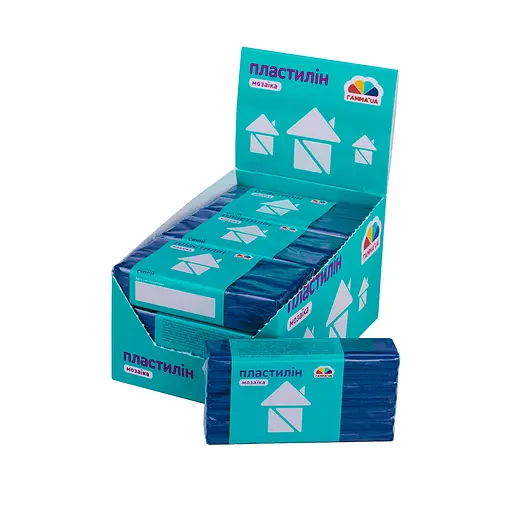 Пластилин детский Гамма Мозаика синий 50 г   - фото 2