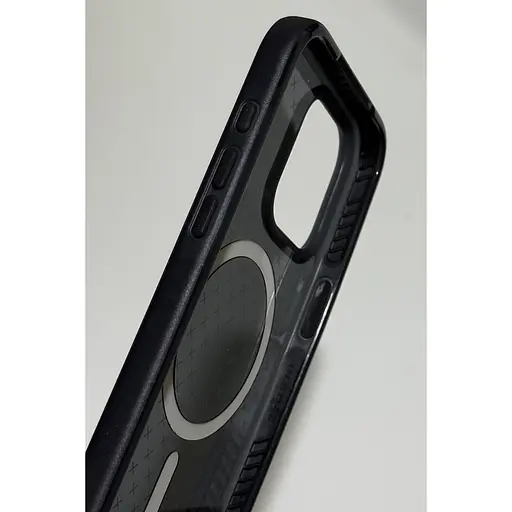 Оригінальний протиударний чохол Tech21 Evo Check MagSafe для Iphone 15 Pro Max (6.7") Smokey Black - фото 12