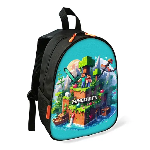 Рюкзак Minecraft Крипер детский школьный/городской 34х27х13 см для мальчика (02437)