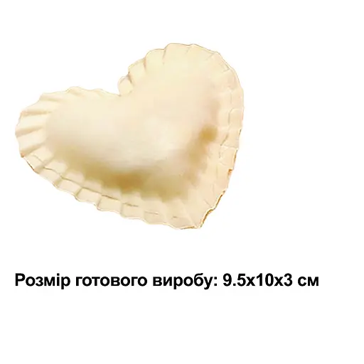 Форма ліплення для пельменів, вареників та равіолі у вигляді серця, Kitchen Master Зелений 85821 - фото 7