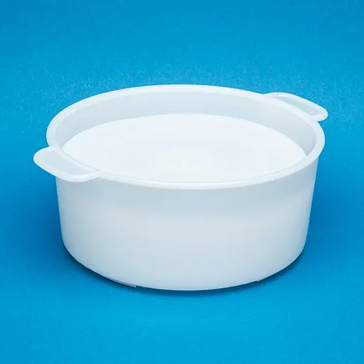 Форма для виготовлення твердого та м'якого сиру з поршнем Ø 16 см на 1.5 кг сиру, Kitchette Білий 85131 - фото 5