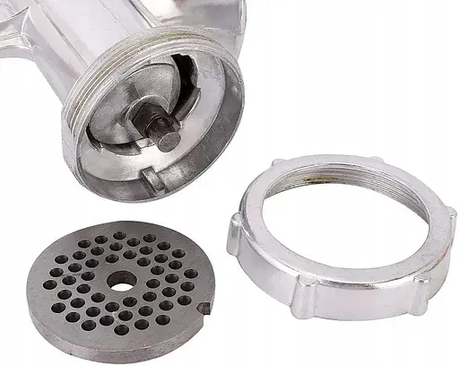 Мясорубка ручная механическая в коробке из литого алюминия 26х18х9 см (Ø отверстий в решётке 5 мм ), Zauberg 87215 - фото 7