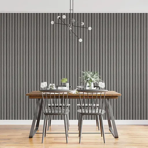 Рейка декоративна Wall Sticker PS 2900х120х12 мм Світло-сірий дуб SW-00001740 - фото 7