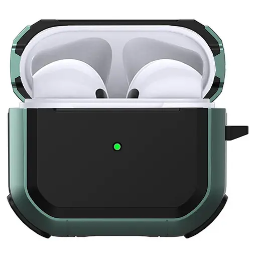 Футляр протиударний Black ed. для навушників Airpods Pro 2 / Pro Apple Green - фото 2