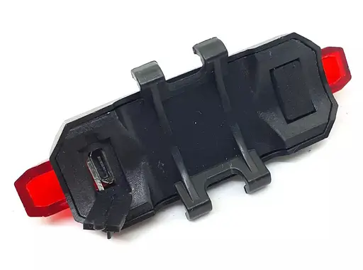 Габаритный аккумуляторный фонарь мигалка DC-918 вело фара задняя велосипедная красный свет 4 режима - фото 9