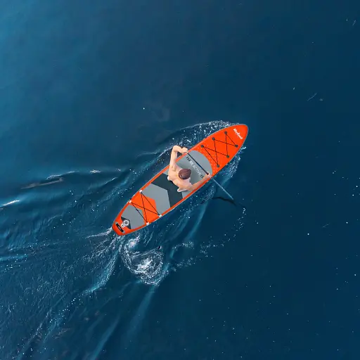 SUP дошка Rebel Active RBA-4501-OR 350 см з аксесуарами сапборд 170 кг 350 x 81 х 15 см Orange - фото 5