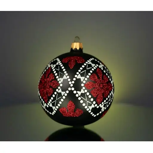 Набір ялинкових прикрас Різдвяні історії Код нації: Херсонщина 3 кулі скло (4820001107104) - фото 6