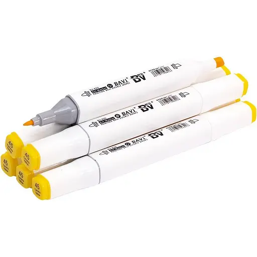 Скетч-маркер двусторонний Bavi №45, на спиртовой основе, 10 шт.