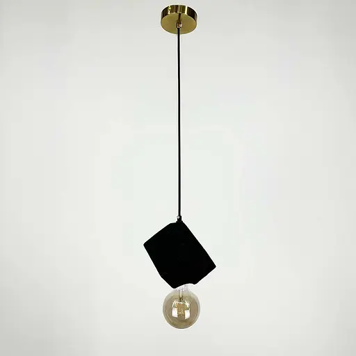 Підвіс Truzzo Quadro із чорним бетонним плафоном Line.F MJ 168/1 BK - фото 4