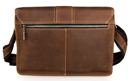 Чоловіча шкіряна сумка Vintage 30,5х22х7,5 см sum0012440 - фото 4