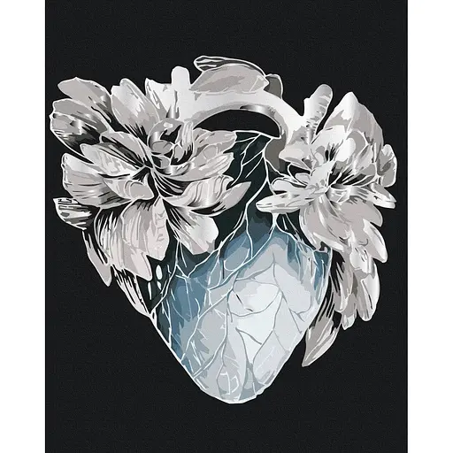 Картина за номерами на підрамнику Brushme Крижана з любовʼю Юлія Ангелюк