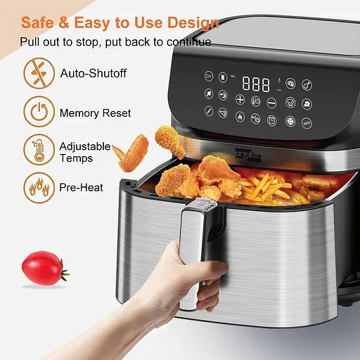 Мультипечь Zepline ZP-110 электрическая 10.5л 3500 Вт Черная - фото 3