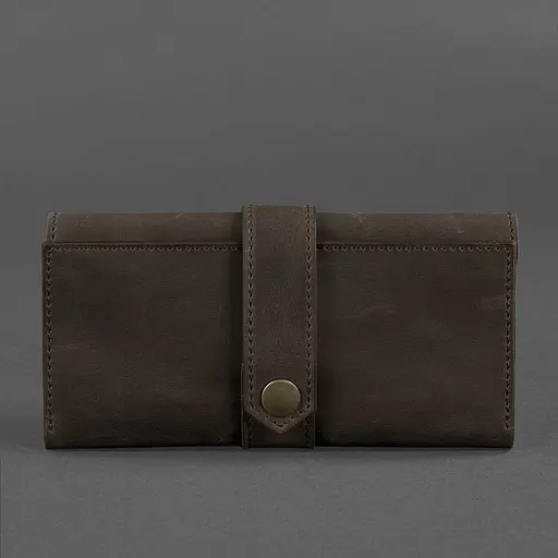 Шкіряне портмоне 3.0 темно-коричневе - фото 6