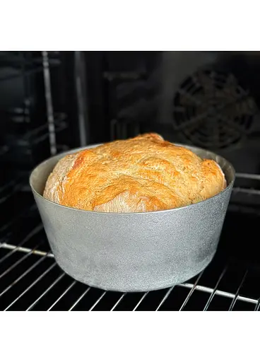 Хлібна форма алюмінієва для випікання круглого хліба Л17 Ø 18.7 см, Полімет 83384 - фото 7