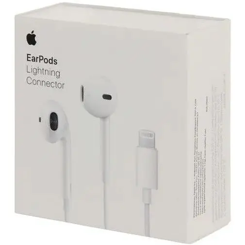 Гарнитура Original Apple EarPods lightning наушники оригинальные (MMTN2AM/A)