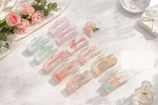 Надійний краб для волосся 12 шт. - фото 1