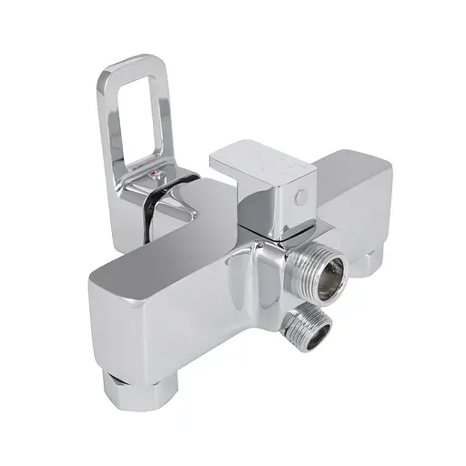 Смеситель для ванны Lidz Wawel 005 с поворотным изливом (c душевым гарнитуром) (k35) LDWAW005CRM45389 Chrome - фото 3