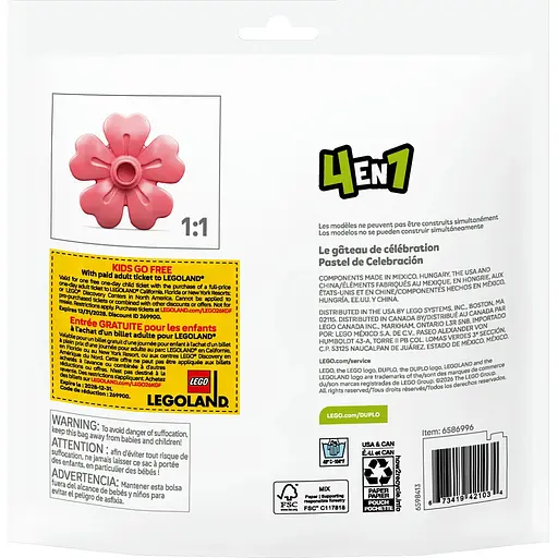 Конструктор LEGO DUPLO My First Святковий торт 9 деталей (30712)  - фото 3