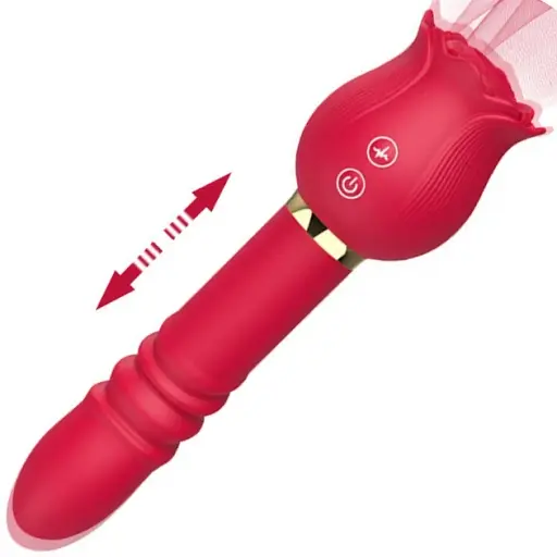 Вибратор I’MCUM Secret Rose Красный (IM-KXY262)