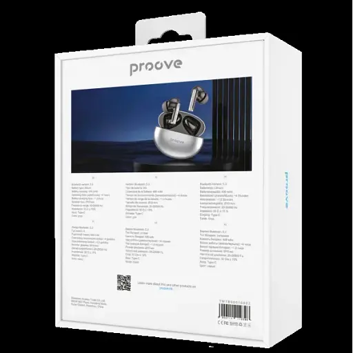 Навушники TWS Proove Thunder Buds with ANC gray (TWTB00010003) UA - фото 6