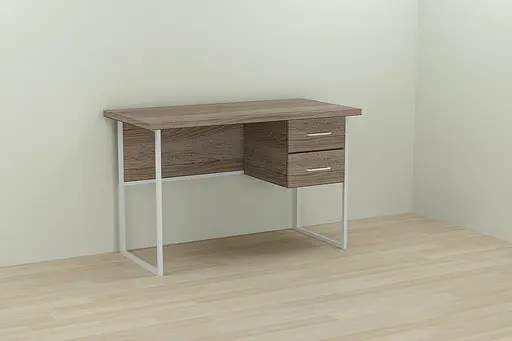 Комп'ютерний стіл Ferrum-decor Таккота 75x100x60 білий ДСП Дуб Сонома Трюфель 32мм (FRD-102086)