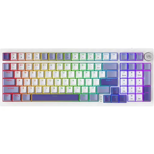 Клавіатура Proove Gaming Slicker Wireless Keyboard White (EN + UA) (WKSL00022402) - фото 1