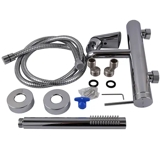 Змішувач для ванни TOPAZ LOFT TLF 32101-H75-C хромований з душем і шлангом для комфортного використання - фото 5