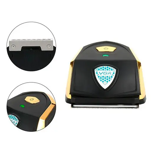Машинка для стрижки водонепроникна VGR V-910 700 mAh (9 насадок) - фото 7