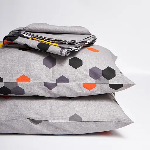 Постільний набір Moon&Star (простирадло 180х220 см + 2 наволочки 50х70 см) Бязь Gold Люкс Urban Pixels - фото 4