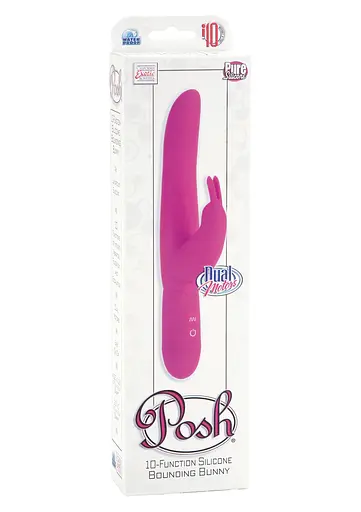 Вібратор-кролик CalExotics California Exotic Novelties Bounding Bunny 22 см рожевий - фото 2