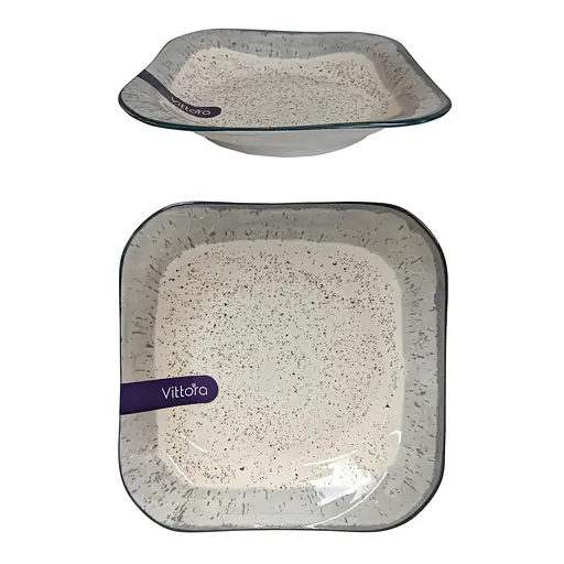 Тарелка Vittora Артемида квадратная VT-P-1240AR 24 см (147165) - фото 2
