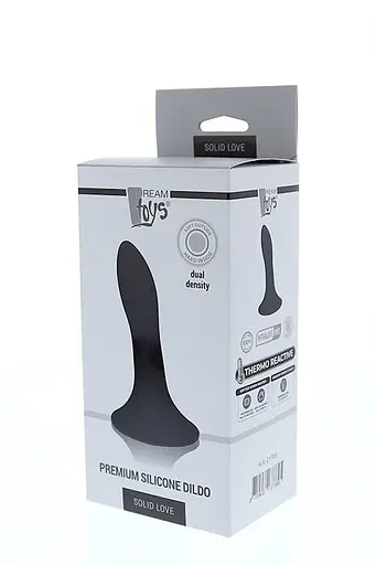 Фаллоимитатор Solid Love Premium Silicone Dildo 5 Inch 13 см черный - фото 2