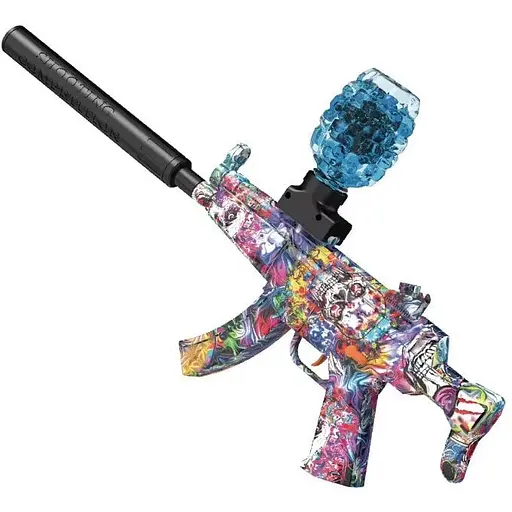 Бластер автоматический OldBro Auto MP 5 Gel Ball с гель шариками орбиз 10500 шт. eXtream green - фото 1