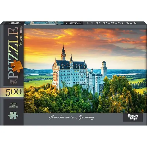 Пазли класичні Danko Toys Neuschwanstein. Germany 500 елементів С500-14-01-12 - фото 1