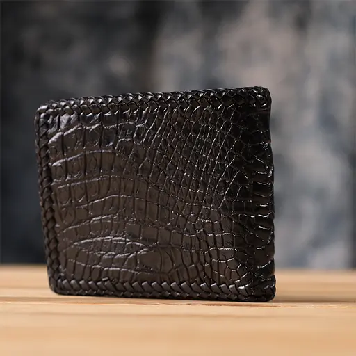 Портмоне Crocodile Leather 11.5х9.5 см acs0029619 - фото 9