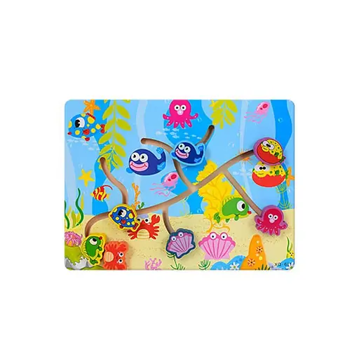 Дерев’яний лабіринт, 30x22.5x2.5 см, MD1157 (В асортименті)